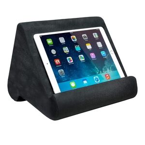 Ontel Pillow Pad Ultra Multi-Angle Soft Tablet Stand, Gray - Comfortable Angled